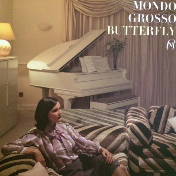 12-дюймовая пластинка MONDO GROSSO Butterfly AIJT5077 REAL EYES 2000 Япония Японская клубная танцевальная Б/У