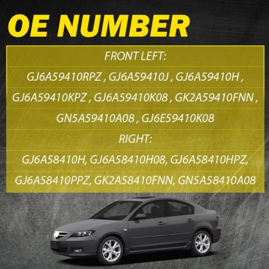 2 шт. Наружная дверная ручка передняя левая+правая 2007-12 для Mazda 2007-15 CX-7 Mazda CX-9