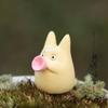 Totoro Cute Umbrella Blowing Horn Cat Pajama Girl Mini Model For Gardening Decor