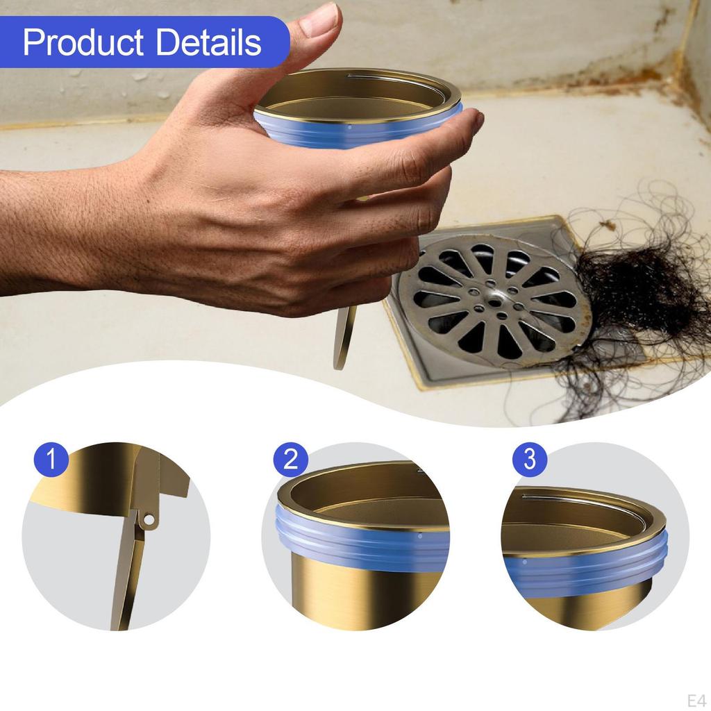 Устойчивый к запахам сливной сердечник для пола с обратным клапаном и пробкой для туалета