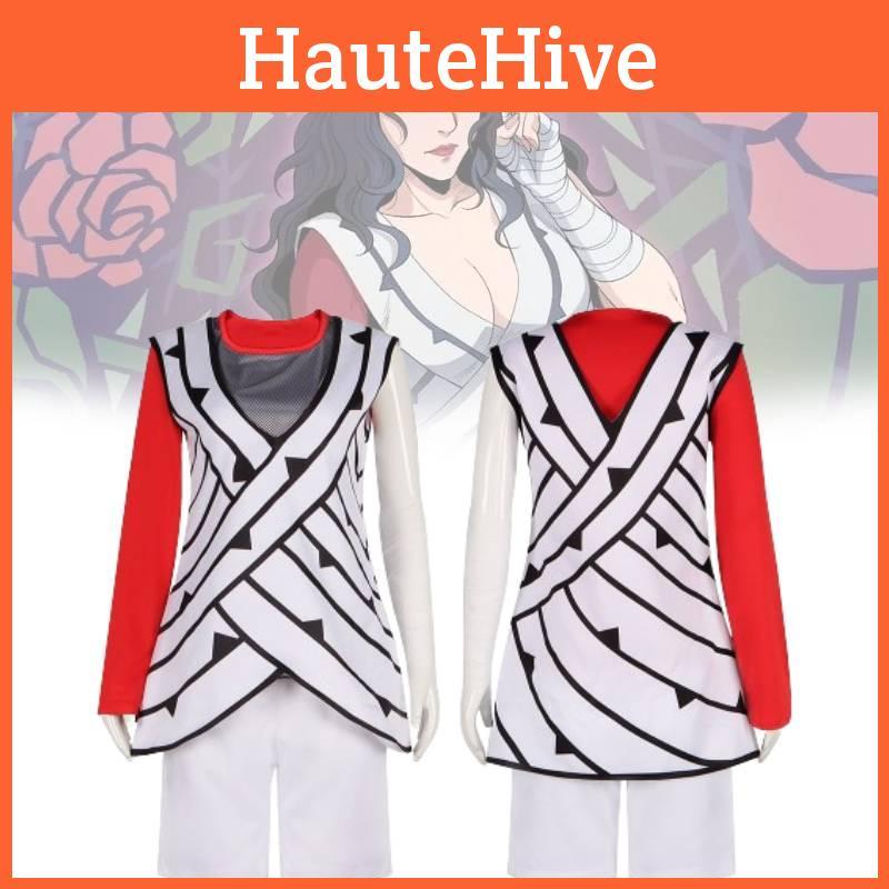 Стильный косплей-костюм Наруто для женщин вечерне-красного цвета, идеально подходящий для сценических выступлений