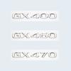 3D хромированный глянцевый черный ABS буквы номер GX400 GX460 GX470 эмблема для багажника автомобиля Lexus логотип значок наклейка