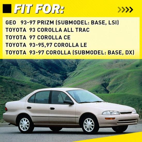 Дверные ручки Бежевый салон справа и слева Для Toyota Corolla 1993-97