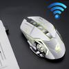 FREEDOM-WOLF X8 2400 DPI 6 Кнопок 2,4 ГГц Беспроводная Зарядка Бесшумная Светящаяся Игровая Механическая Мышь