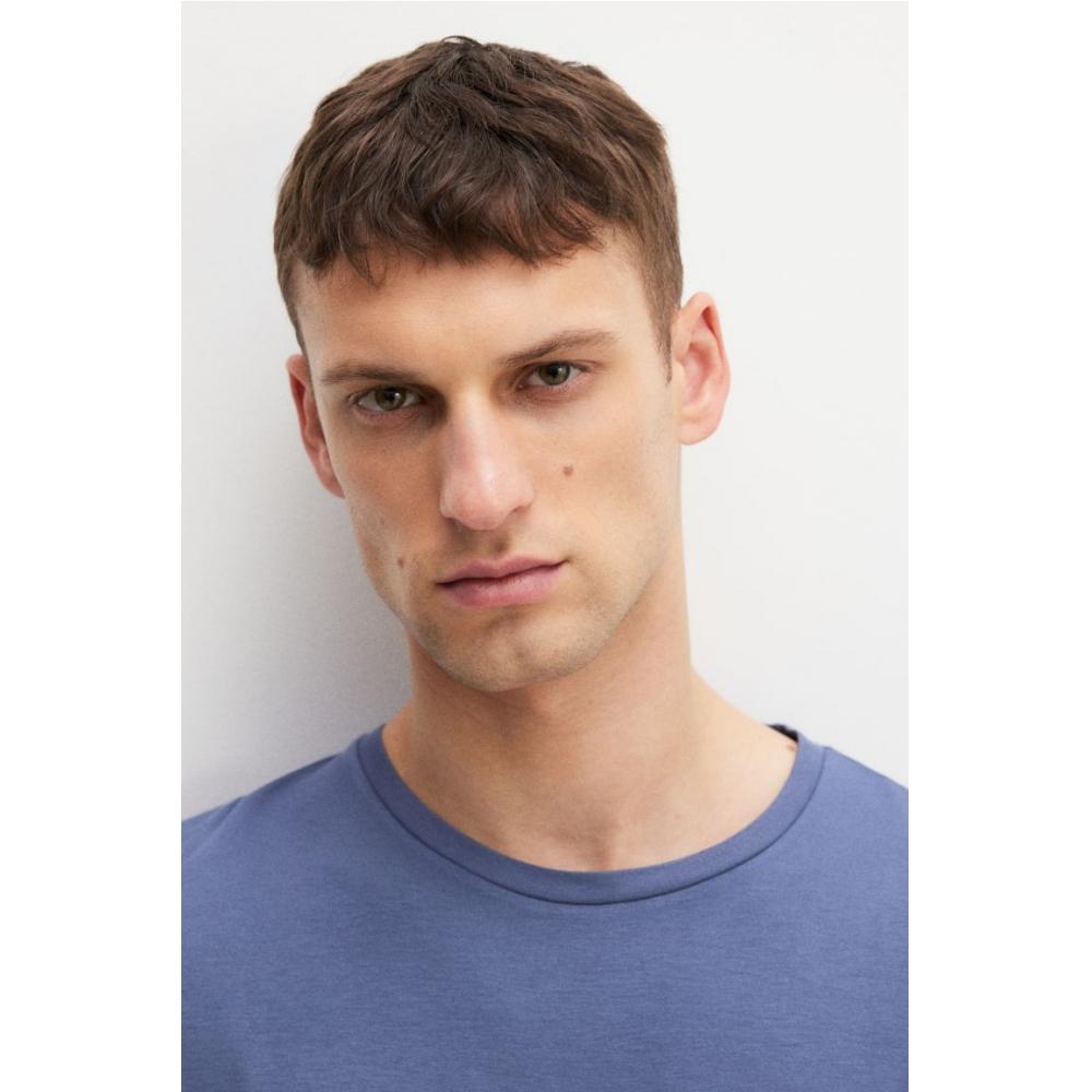 Пижамная футболка HM Jersey, шорты, темно-синяя