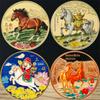 2026 Year Of The Horse Commemorative Coin Zodiac Horse Gold And Silver Coin 2026 Year Souvenir 40Mm Auspicious Animal Horse
