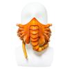 Fighting Game Mortal Kombat11Halloween Headgear, Scorpion Half-face Mask, Resin, for Costume Parties and Masquerades