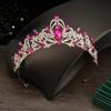 Bridal Accessories Wedding Dress Style Headwear Birthday Party Crown Headband Black High-end Performance Hair Accessories Crown