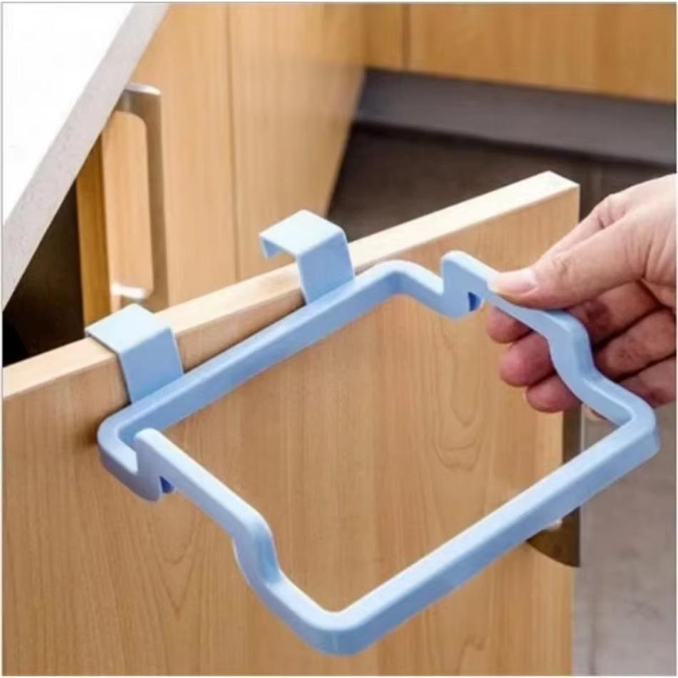 1 шт. Кухонный подвесной шкафчик для мусора на дверцу, стойка для мусорных пакетов на дверцу, стойка для хранения пластиковых пакетов, кронштейн для мусорного ведра