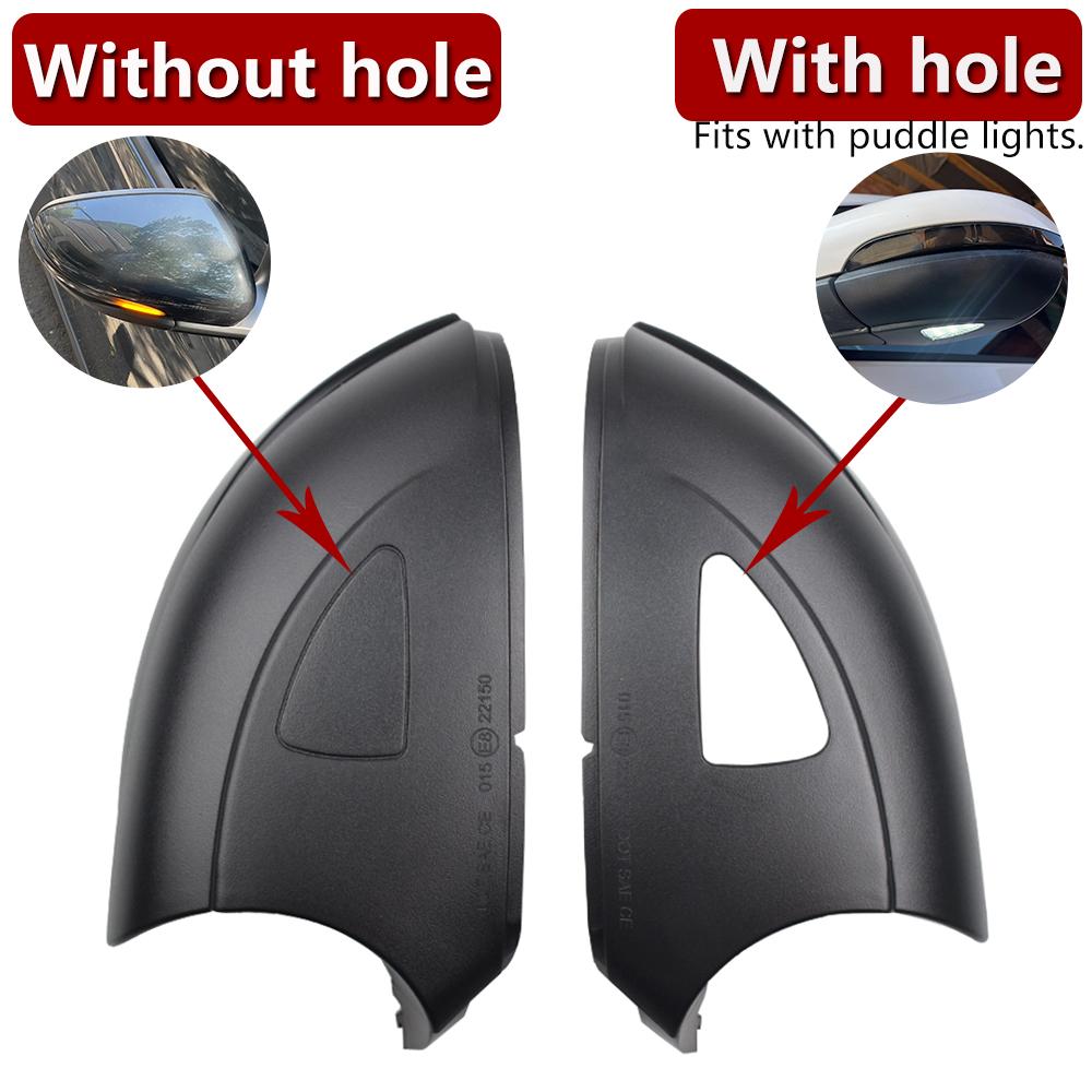 2pcs For Volkswagen VW Golf 6 MK6 GTI R32 08-14 2Pcs Car Dynamic LED Turn Signal Light Rearview Mirror Blinker Indicator