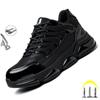New  Fashion Work Sneakers Protective Shoes Safety Industrial Puncture-Proof Anti-smash Steel Toe Shoes Male Footwear