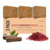 Ghar Magic Soap Tan Removal Original (300gm Pack Of 3) |Kesar Bath Soap | De-tan Remover Skin Brightening For Men & Women