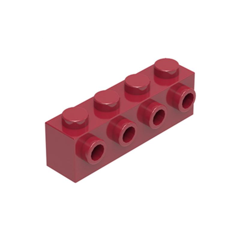 КИРПИЧ 1X4 Ш. 4 ручки, 30 шт., модифицированные, совместимые с самоблокирующимися кубиками 30414, строительные блоки, аксессуары для игрушек.