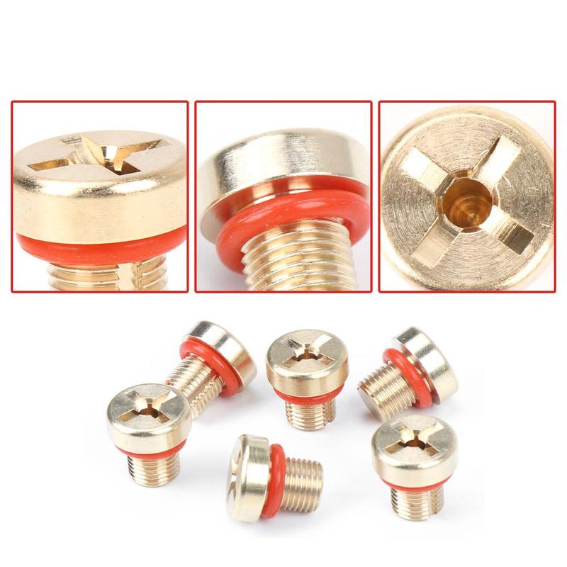 Coolant Expansion Tank Bleeder Screw Brass for BMW E36 E39 E46 E53 Bill Car Oil Radiator Pipe Water Tank Return Pipe