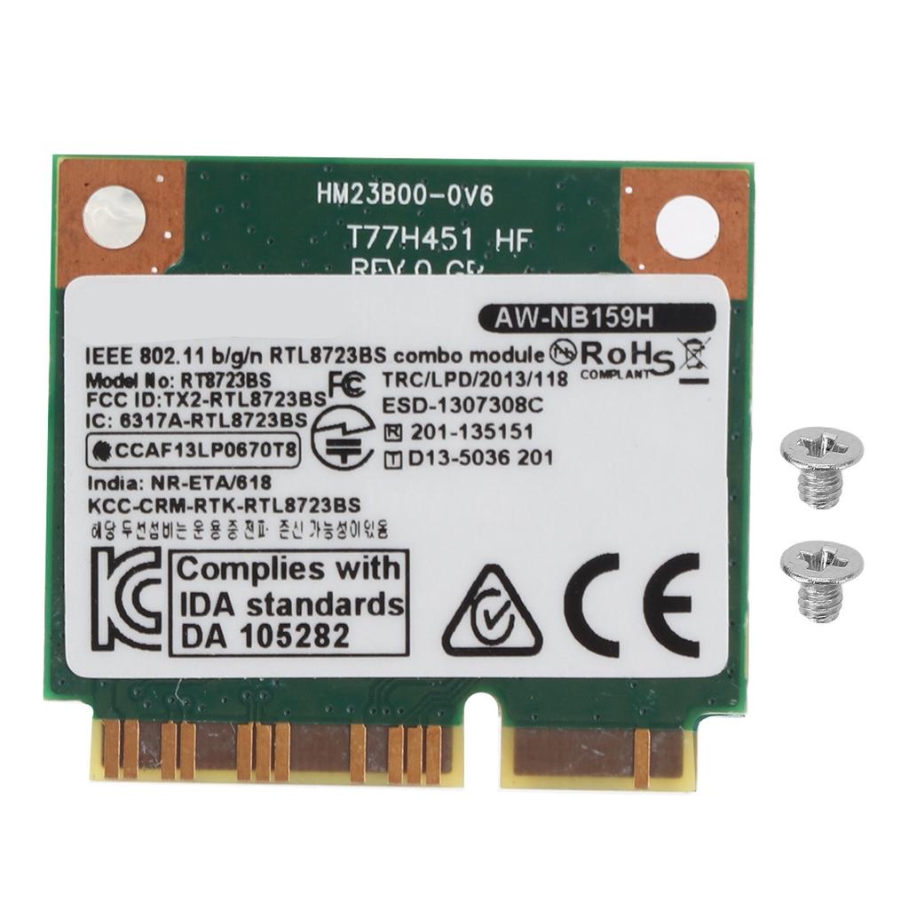 Wireless Network Card 300Mbps High Speed Transmission Support 802.11b g n Plug and Play MINI PCIE Network Card