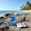 1pc Bubble guppies Beach Towel, Beach and Seaside Swimming Pool Equipment, Fashion Pattern, Rectangular, Travel Essentials