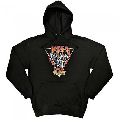 Kiss Толстовка с треугольными чашками унисекс для взрослых End Of The Road World Tour