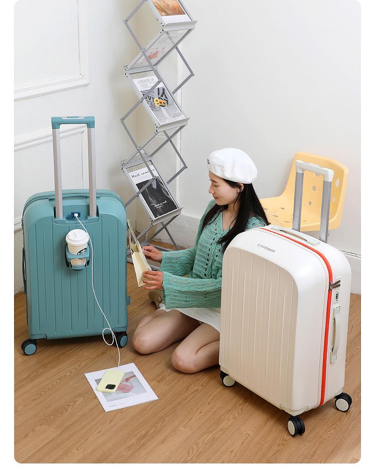 Прочный чемодан на колесиках модели 2025 года — большая вместимость, кодовый замок, подходит для мужчин, женщин и студентов.