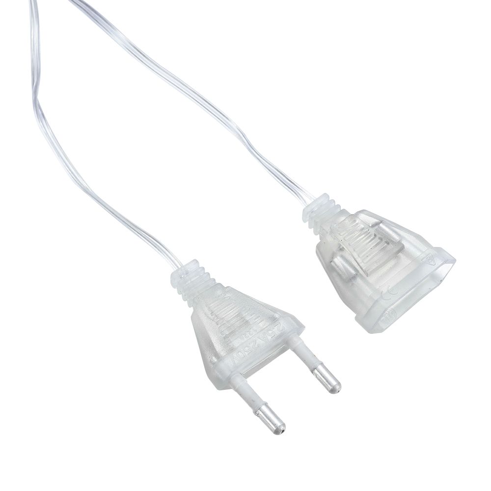 Lantern Line Transparent 3m With Switch Extension Cord 220V Cable Light String Extension Cord