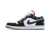 Кроссовки Air Jordan 1 Low SE индустриального синего цвета Sashiko