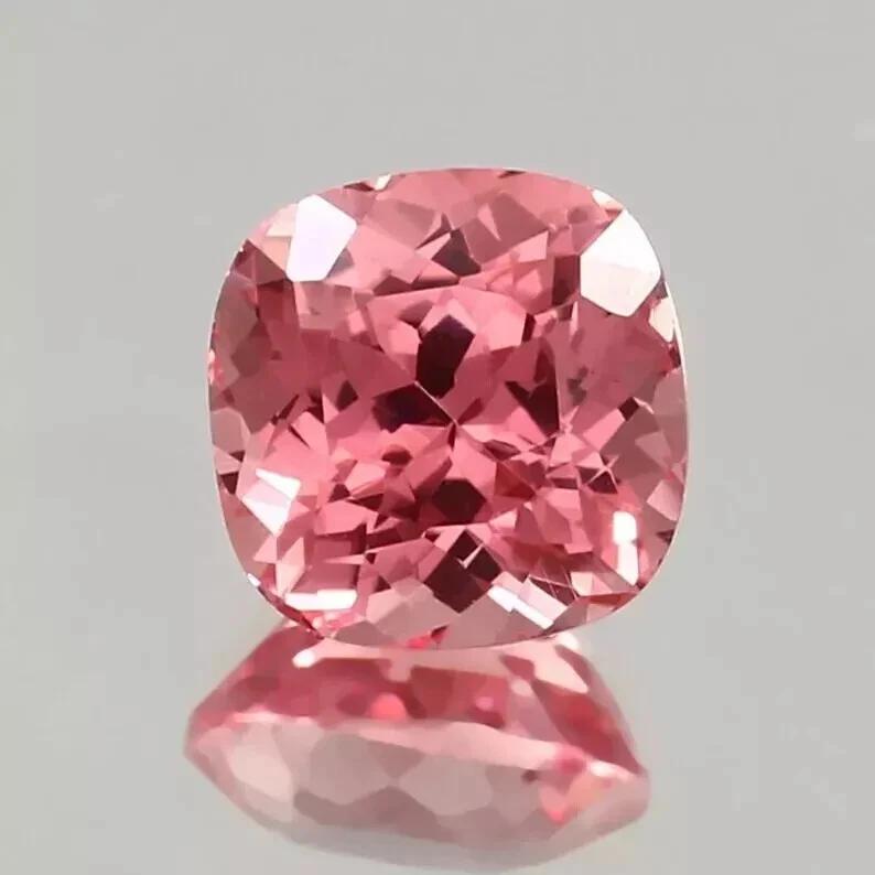 Cushion Cut Natural Padparadscha Sapphire Ceylon Certifiedgemstone 9-11 Ct