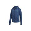 Colorblock Casual Sports Real Madrid Hooded Jacket Men Outerwear Navy DX8699