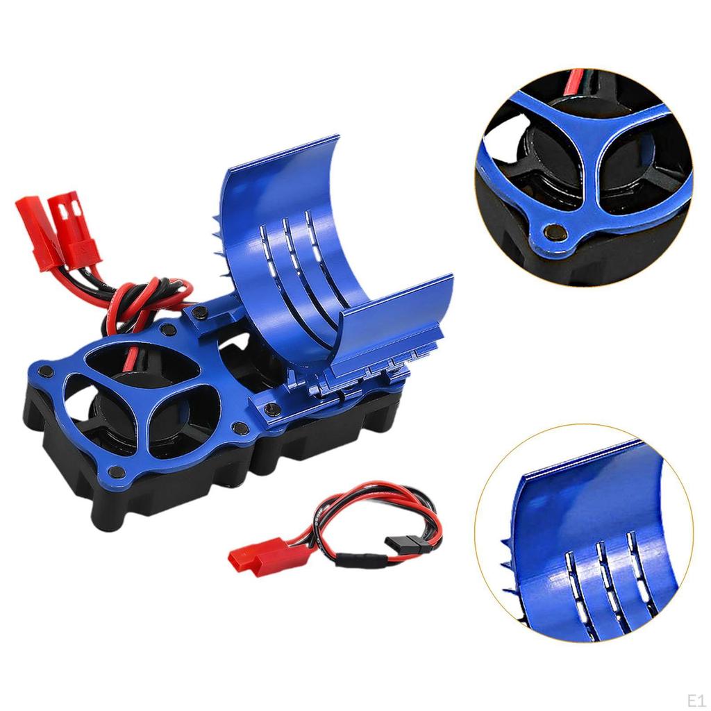 RC Car Motor Cooling Fan Aluminum Alloy Accessory Direct Replaces Spare Parts