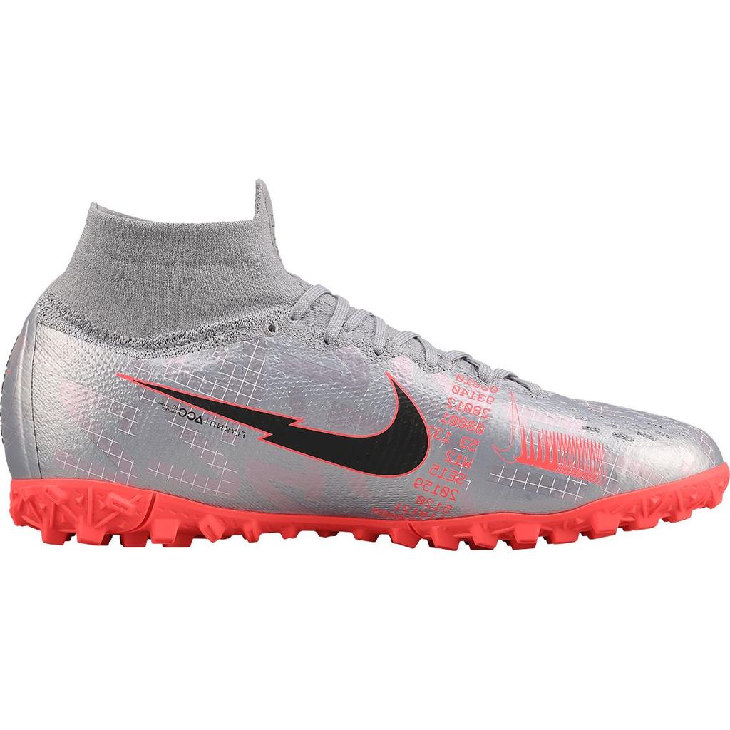 Nike Mercurial Superfly 7 Кубок Европы Ассасин Удобные Повседневные TF (Резиновые шипы) Футбольные бутсы Унисекс Футбольные бутсы Серые Оранжевые AT7981-906