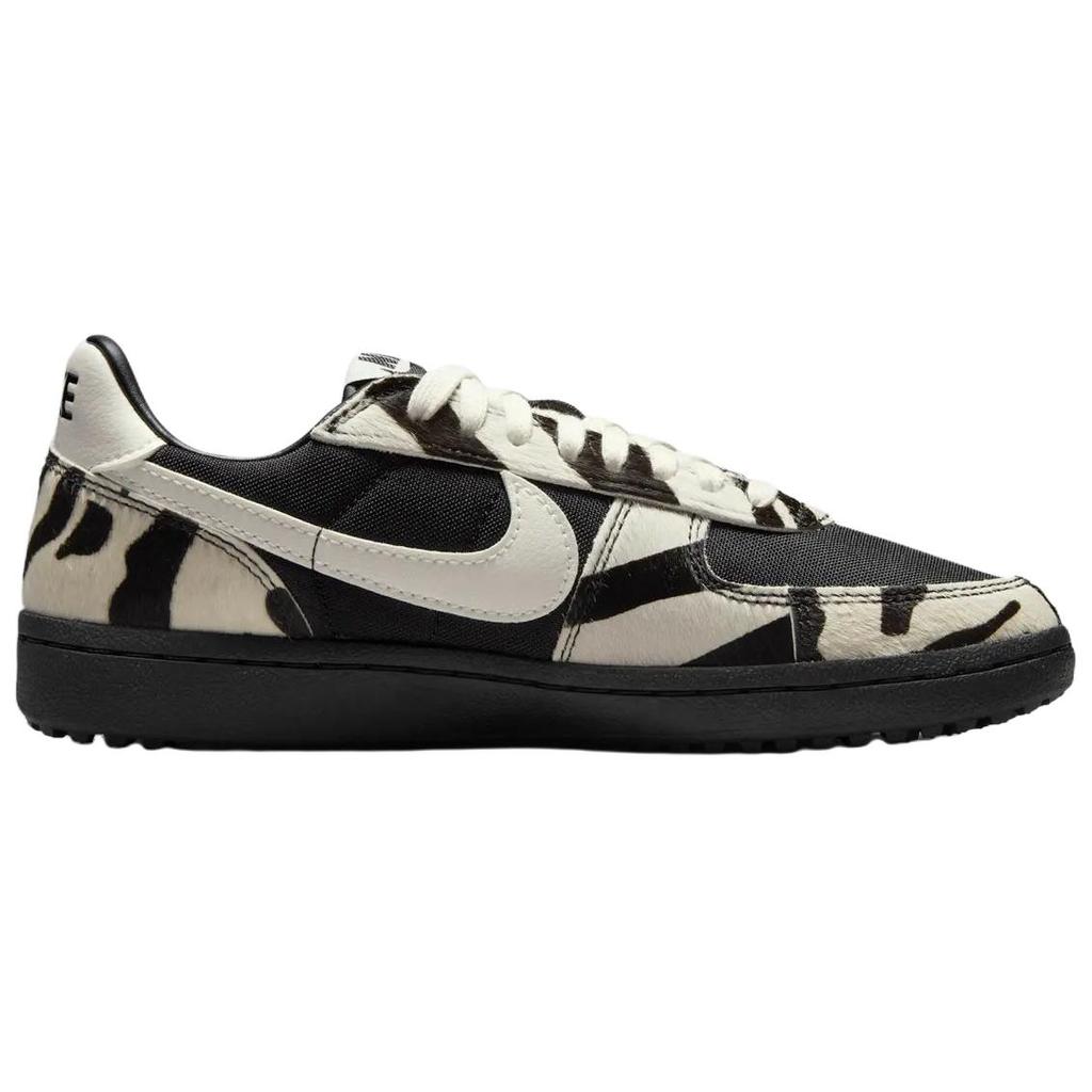 Nike Кеды для скейтборда Field General из холста и кожи, женские, бело-черные, IM5768-001