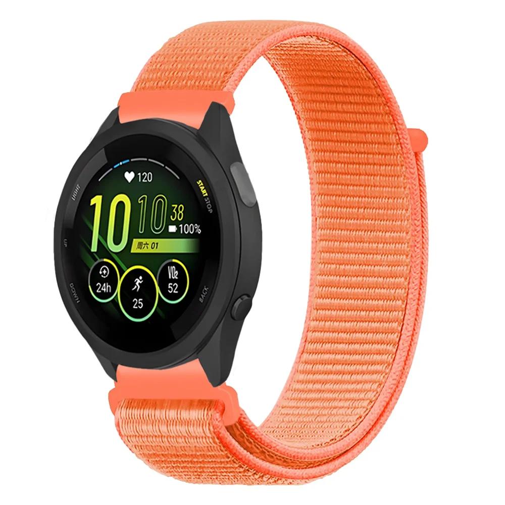 Плетеный нейлоновый ремешок-петля 20 мм 22 мм для Garmin Forerunner 165 55 965 265 255 955 Venu 3 Браслет Garmin Active/Vivoactive 5
