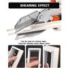 45° - 135° angle cutting scissors, quarter-circle cutting tool, used for cutting PVC, PPR, PE pipes, cork, including 10 spare blades