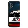 Initial D Car Phone Case for Samsung Galaxy A55 A35 A17 A07 A15 A13 A25 A51 A71 A72 A73 A32 A52 A52S A41 5G Soft TPU Shell Capas