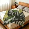 MF DOOM rapper Throw 240g Flannel Blanket Lightweight Soft Skin-friendly Summer Thin Throw Blanket