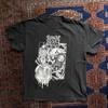 Ретро Черная Хлопковая Футболка Napalm Death Унисекс Футболка