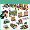 Игрушка-конструктор высокой сложности, совместимая с Lego Minecraft Village Boy Puzzle Assembly