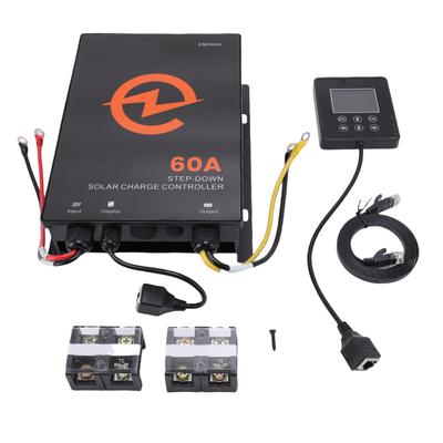 Контроллер заряда солнечной батареи MPPT 60A Регулятор заряда солнечной батареи с регулируемым линейным управлением ЖК-дисплеем для автодома