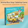 New Bus Stop, Children's Tabletop Game Chess, Puzzle Parent-child Interaction, Early Education Enlightenment Puzzle Toys