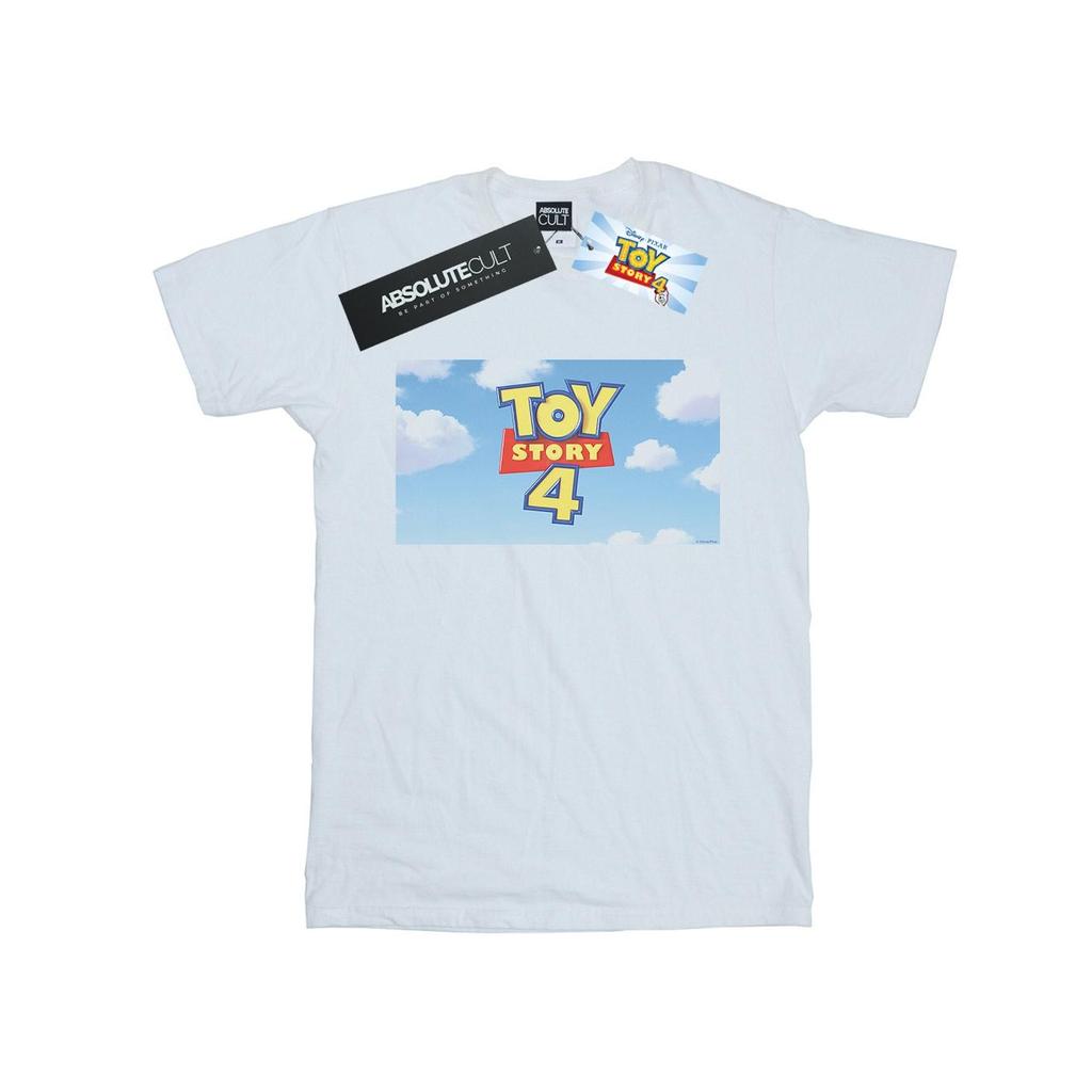 Disney Womens/Ladies Toy Story 4 Cloud Logo Cotton Boyfriend T-Shirt