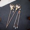Elegant Exquisite Women Tassel Hair Stick Ancient Hair Stick Chinese Style Hair Fork Headdress