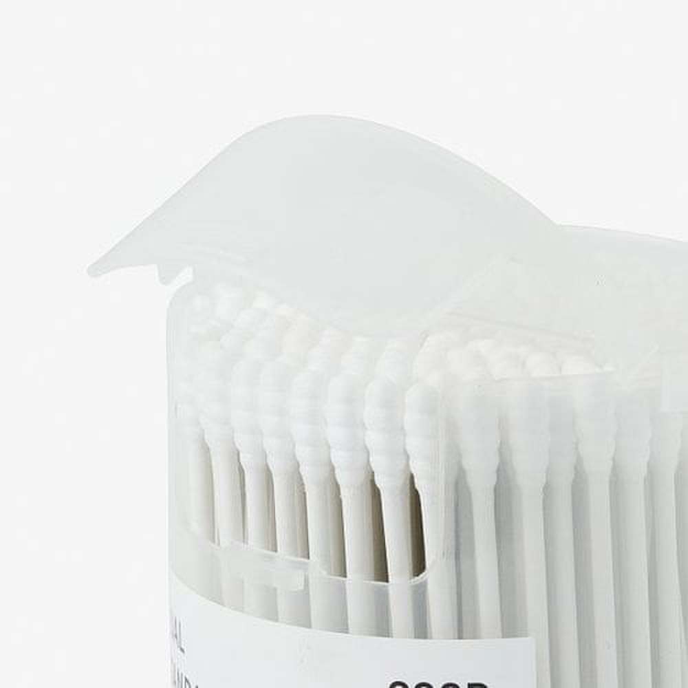 (Pack of 10)Solid Embossed Cotton Swab_200P