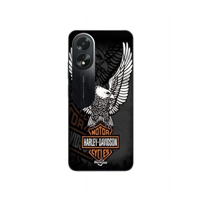 Coque pour Oppo A38 harley-davidson-mini-poster-logo-aigle