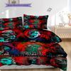 Metallic Punk Rock Set Bedding 1 Duvet Cover 2 Pillowcase Without Core Bedding Set Duvet Cover And Pillowcase Christmas Birthday Gift