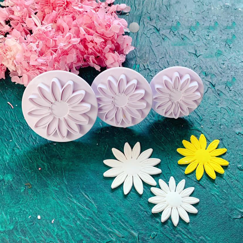 3 шт. Набор инструментов для украшения торта Sugarcraft, инструменты для резки помадки, набор форм для печенья, бисквита, торта, снежинки, аксессуары для выпечки