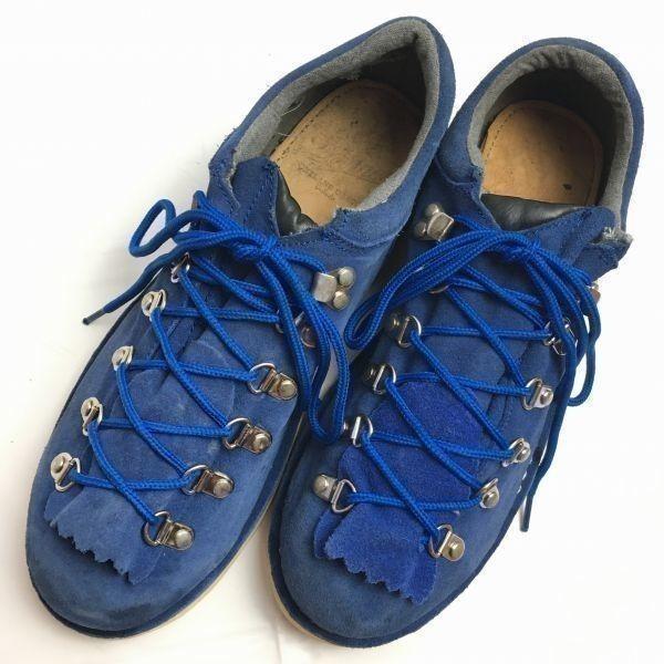 Danner Mountain Ridge Low Blue Размер 8 Сделано в США D-4007 Походные ботинки обувь(ИСПОЛЬЗОВАЛ)