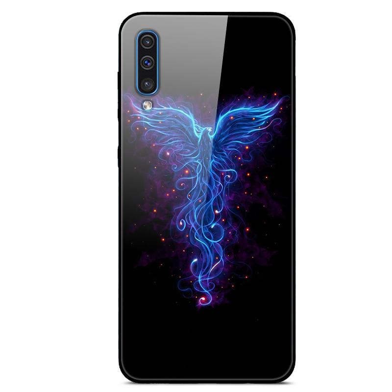 6,4" Чехол для Samsung Galaxy A30s A51 A50 Чехол со стеклянной задней крышкой для Samsung A30s A50 A70 A51 Чехол-бампер A 30s A 51