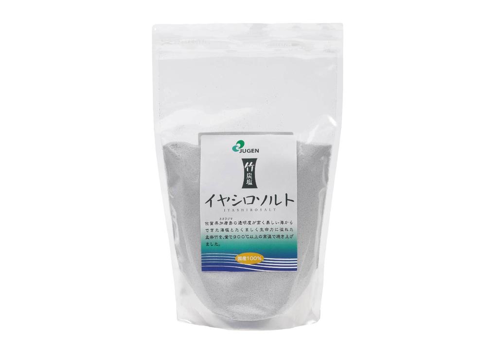 Соль Jugen Iyashiro 1 кг, подставка, бытовая бамбуковая соль, простая в использовании, гладкая, уменьшенного содержания соли