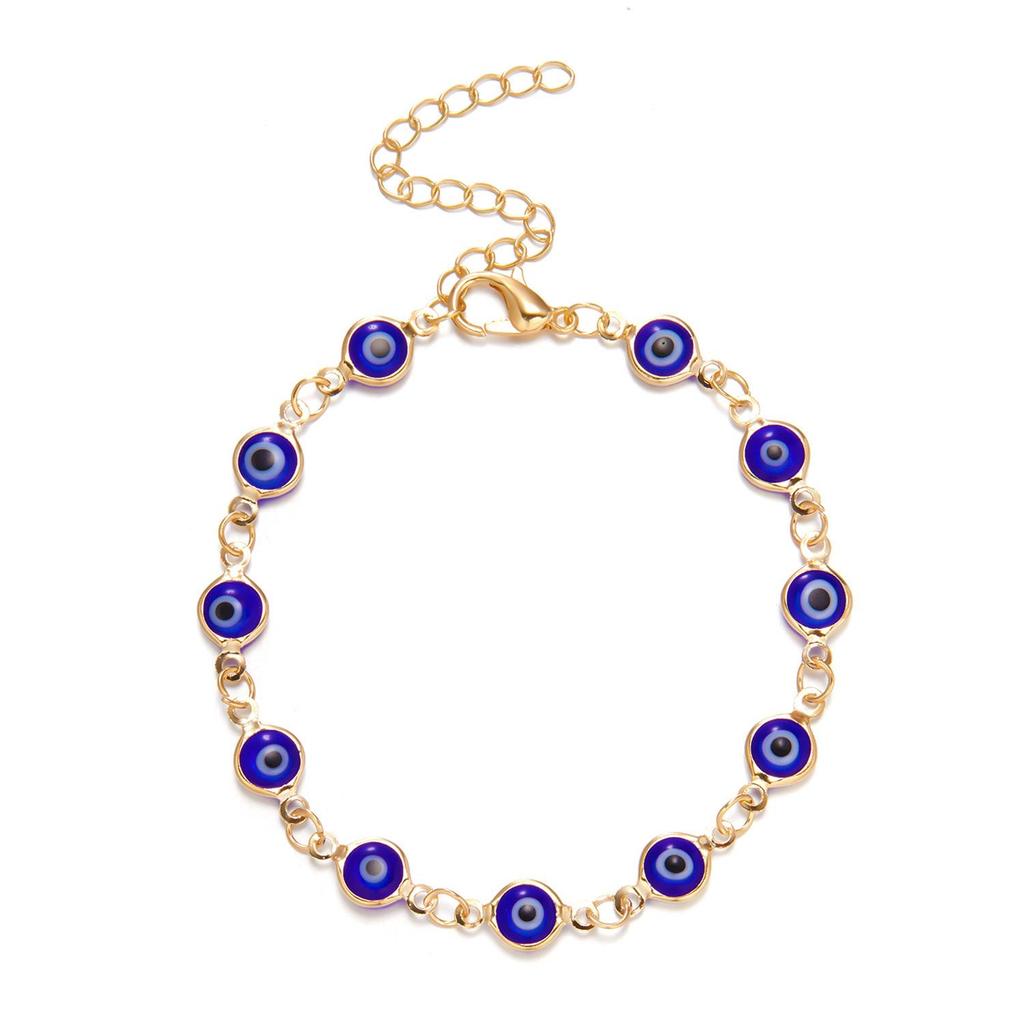 Adjustable Turkish Evil Eye Bracelet – Retro Colorful Design