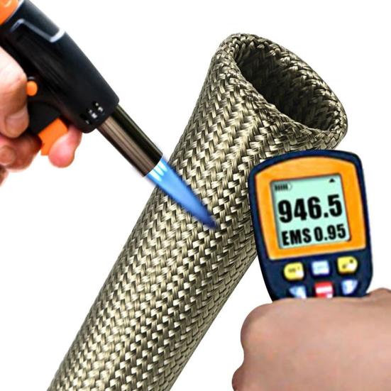 Теплозащитный рукав, защитный кожух топливной магистрали, термостойкий, простая установка, защитный кожух автомобильного шланга для провода зажигания