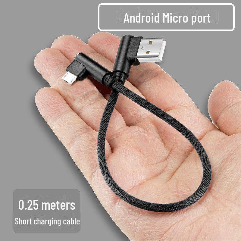 120W Fast Charge Right-Angle Data Cable for Huawei, VIVO, Honor, OPPO, Xiaomi