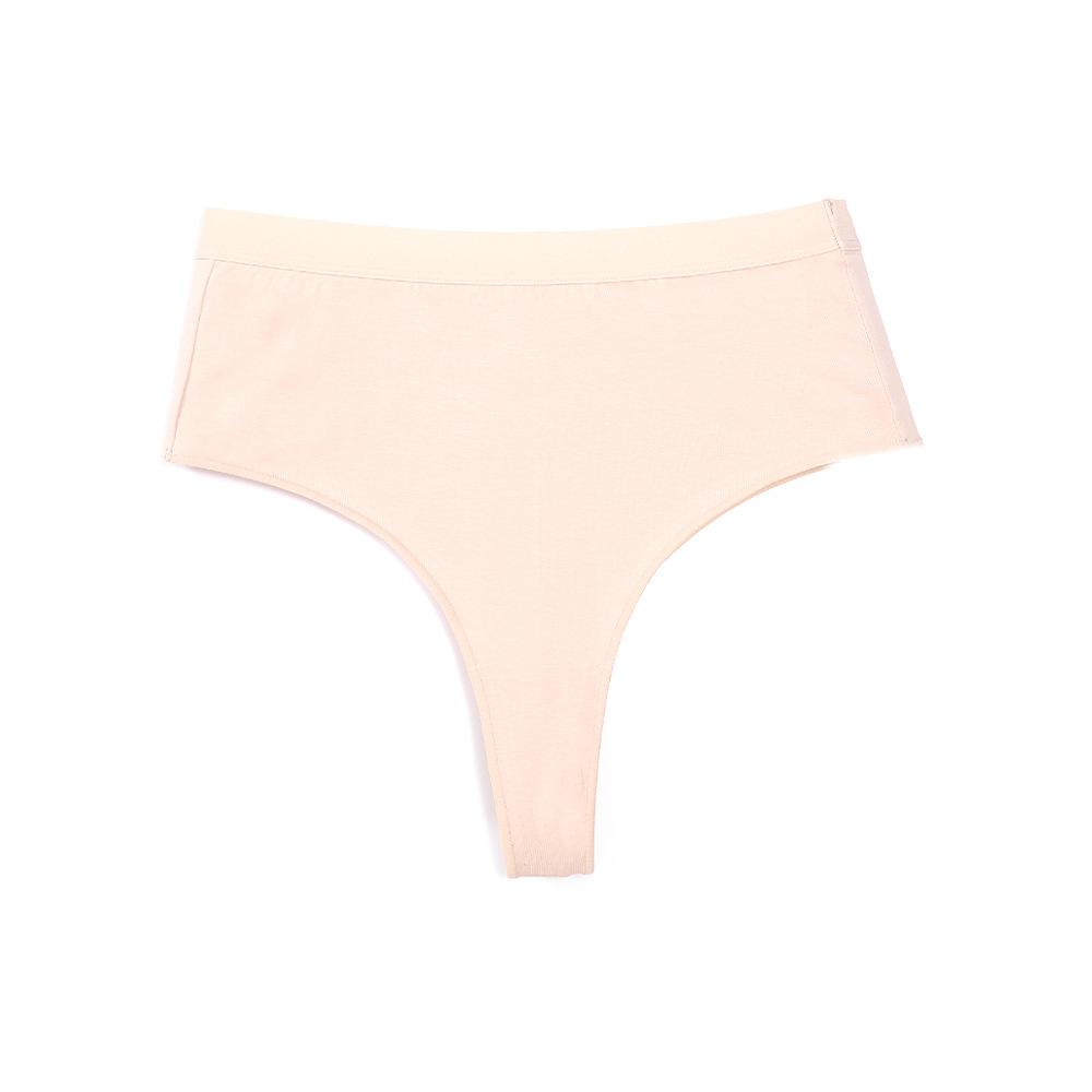 Женские хлопковые трусики большого размера с высокой талией, компрессионные стринги с высокой пружиной, закрытый задний шов, удобные спортивные трусы